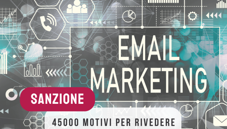 Sanzione mail marketing