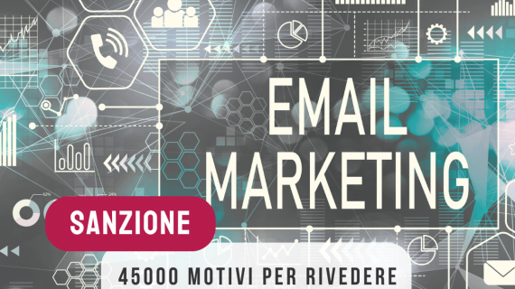 Sanzione mail marketing